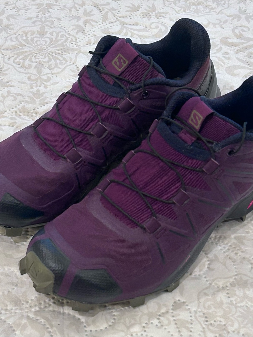 Salomon Shoes Speedcross 5 GTX Women 6 Trail Running Outdoor Lightweight Purple